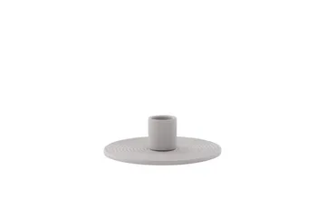 Dian Ljusstake 12x4 cm - Grå - Inredning - Ljus & dofter - Ljusstake & ljuslykta - Kandelaber & bordsljusstake