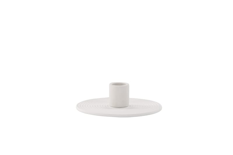 Dian Ljusstake 12x4 cm - Vit - Inredning - Ljus & dofter - Ljusstake & ljuslykta - Kandelaber & bordsljusstake