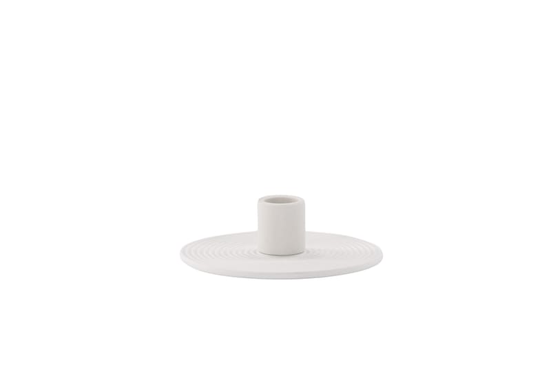 Dian Ljusstake 12x4 cm - Vit - Inredning - Ljus & dofter - Ljusstake & ljuslykta - Kandelaber & bordsljusstake