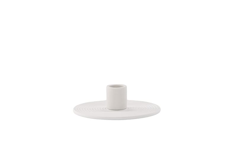 Dian Ljusstake 12x4 cm - Vit - Inredning - Ljus & dofter - Ljusstake & ljuslykta - Kandelaber & bordsljusstake