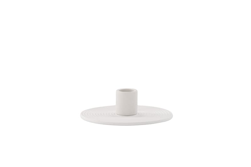 Dian Ljusstake 12x4 cm - Vit - Inredning - Ljus & dofter - Ljusstake & ljuslykta - Kandelaber & bordsljusstake