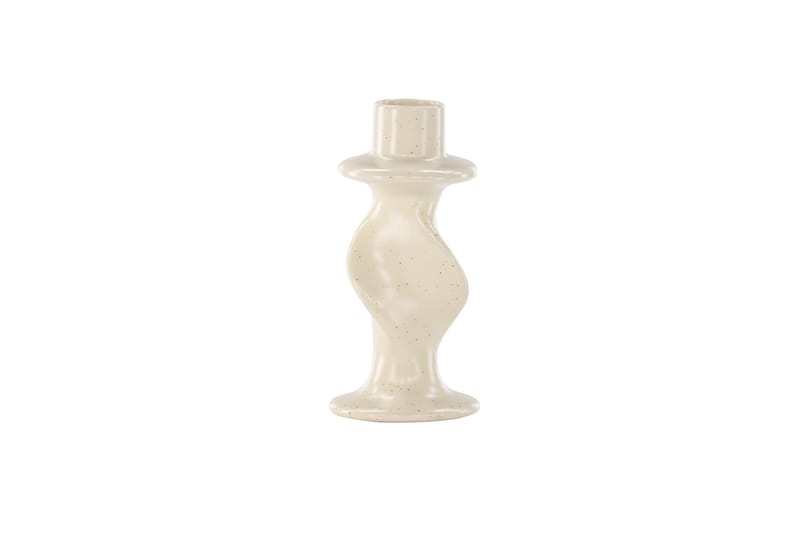 Glory Ljusstake 6x12 cm - Beige - Inredning - Ljus & dofter - Ljusstake & ljuslykta - Kandelaber & bordsljusstake
