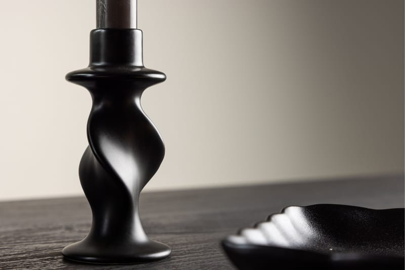 Glory Ljusstake 6x12 cm - Mattsvart - Inredning - Ljus & dofter - Ljusstake & ljuslykta - Kandelaber & bordsljusstake