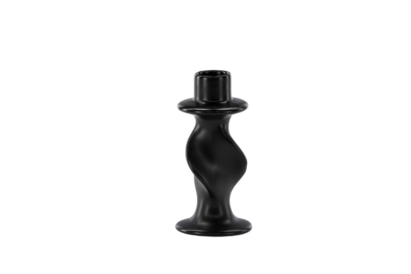 Glory Ljusstake 6x12 cm - Mattsvart - Inredning - Ljus & dofter - Ljusstake & ljuslykta - Kandelaber & bordsljusstake