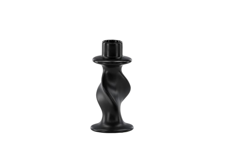 Glory Ljusstake 6x12 cm - Mattsvart - Inredning - Ljus & dofter - Ljusstake & ljuslykta - Kandelaber & bordsljusstake