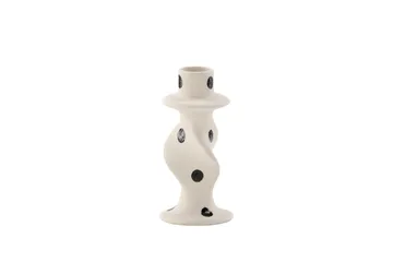 Glory Ljusstake 6x12 cm - Vit - Inredning - Ljus & dofter - Ljusstake & ljuslykta - Kandelaber & bordsljusstake