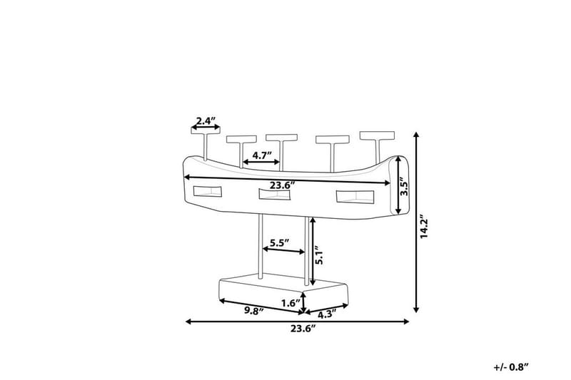 Guatemala Ljusstake 36 cm - Trä/Natur - Inredning - Ljus & dofter - Ljusstake & ljuslykta - Kandelaber & bordsljusstake