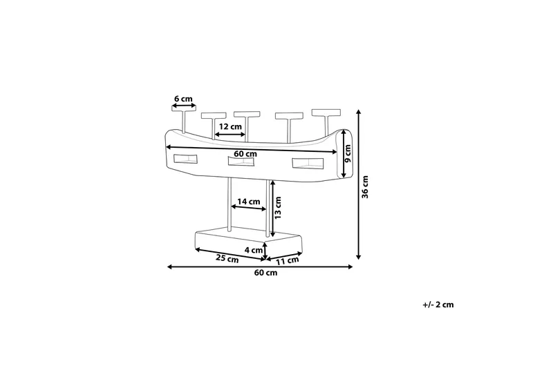 Guatemala Ljusstake 36 cm - Trä/Natur - Inredning - Ljus & dofter - Ljusstake & ljuslykta - Kandelaber & bordsljusstake