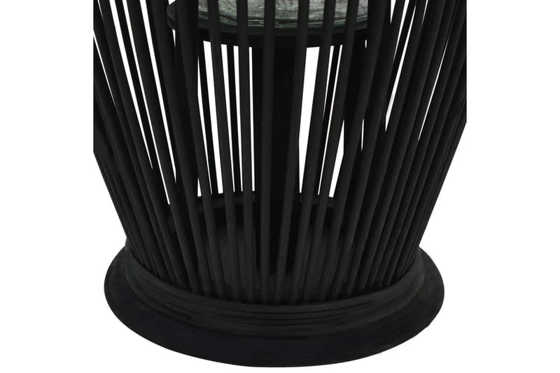 Hängande ljuslykta bambu 60 cm svart - Svart - Inredning - Ljus & dofter - Ljusstake & ljuslykta