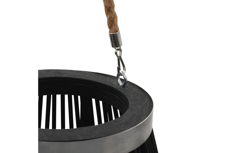 Hängande ljuslykta bambu 60 cm svart - Svart - Inredning - Ljus & dofter - Ljusstake & ljuslykta