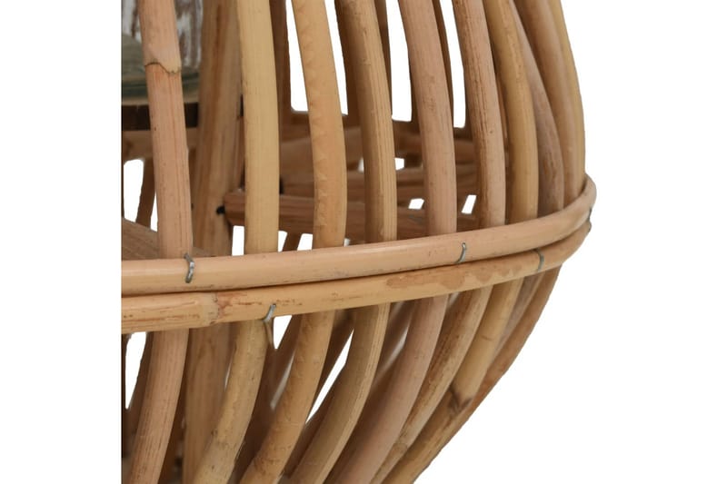 Hängande ljuslykta korg naturlig - Brun - Inredning - Ljus & dofter - Ljusstake & ljuslykta