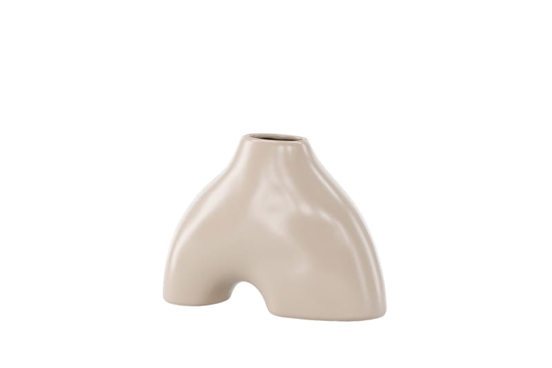 Kento Ljusstake 8x15 cm - Beige - Inredning - Ljus & dofter - Ljusstake & ljuslykta - Kandelaber & bordsljusstake