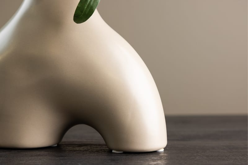 Kento Ljusstake 8x15 cm - Beige - Inredning - Ljus & dofter - Ljusstake & ljuslykta - Kandelaber & bordsljusstake