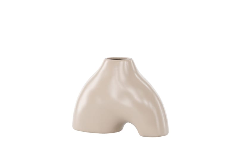 Kento Ljusstake 8x15 cm - Beige - Inredning - Ljus & dofter - Ljusstake & ljuslykta - Kandelaber & bordsljusstake