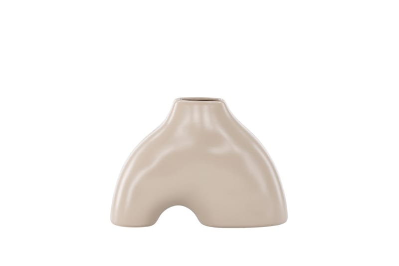Kento Ljusstake 8x15 cm - Beige - Inredning - Ljus & dofter - Ljusstake & ljuslykta - Kandelaber & bordsljusstake