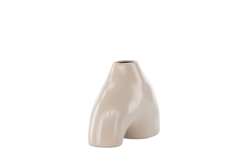 Kento Ljusstake 8x15 cm - Beige - Inredning - Ljus & dofter - Ljusstake & ljuslykta - Kandelaber & bordsljusstake
