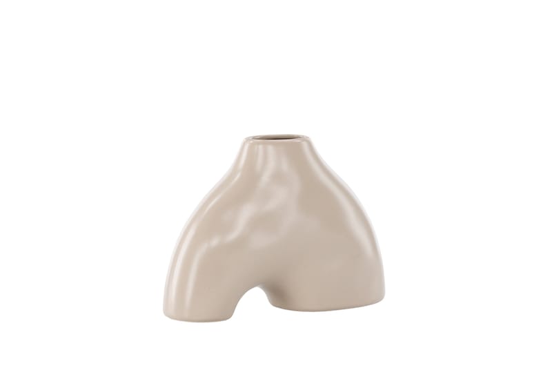 Kento Ljusstake 8x15 cm - Beige - Inredning - Ljus & dofter - Ljusstake & ljuslykta - Kandelaber & bordsljusstake