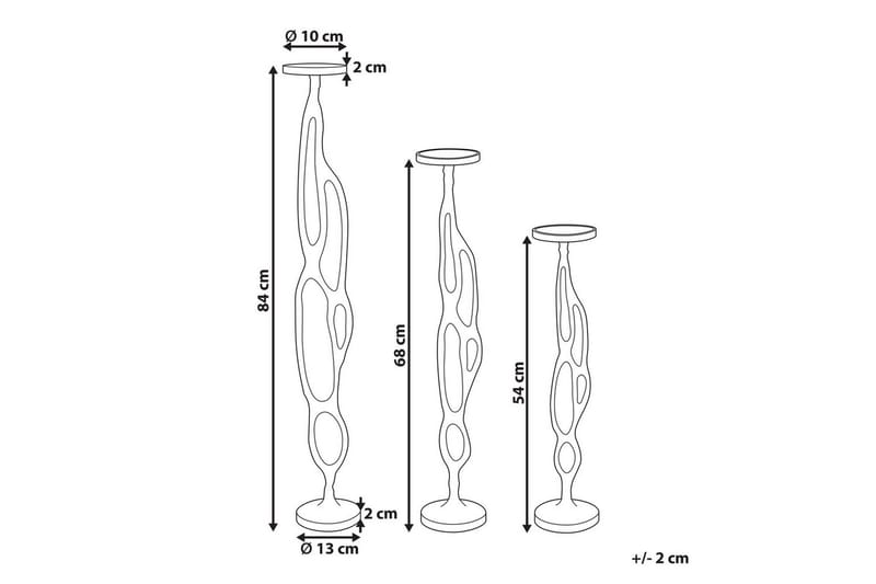Ljusstakar Buni set om 3 - Inredning - Ljus & dofter - Ljusstake & ljuslykta - Kandelaber & bordsljusstake