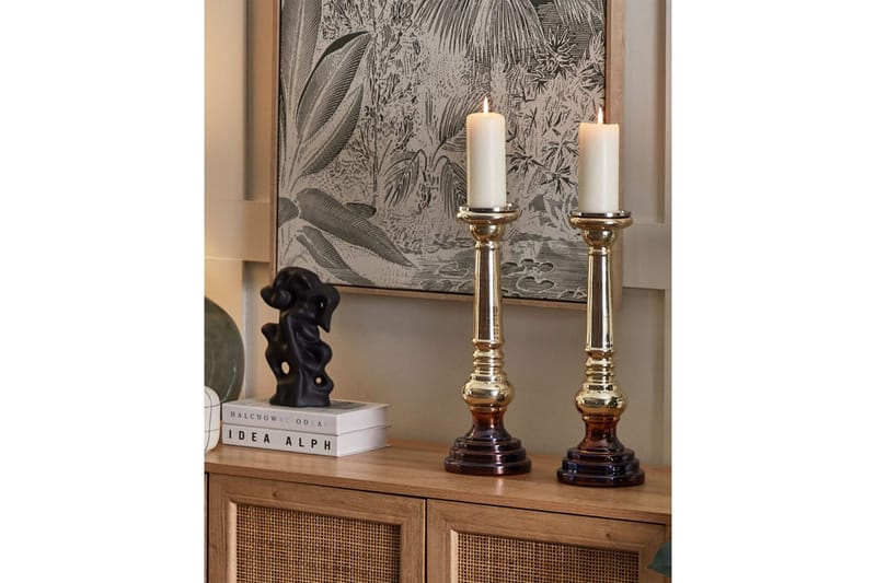 Ljusstakar Imarti set om 2 13x13x40 cm - 13x13x40 cm - Inredning - Ljus & dofter - Ljusstake & ljuslykta - Kandelaber & bordsljusstake