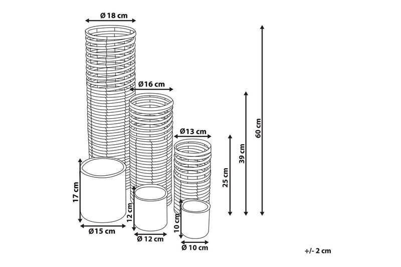 Ljusstakar Rovare set om 3 - Inredning - Ljus & dofter - Ljusstake & ljuslykta - Kandelaber & bordsljusstake
