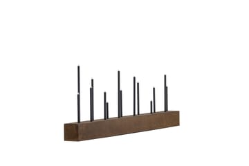 Ljusstake & kandelaber för bord Venture Home Kungsberget Ljusstake Walnut - Inredning - Ljus & dofter - Ljusstake & ljuslykta - Kandelaber & bordsljusstake