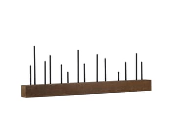 Ljusstake & kandelaber för bord Venture Home Kungsberget Ljusstake Walnut - Inredning - Ljus & dofter - Ljusstake & ljuslykta - Kandelaber & bordsljusstake