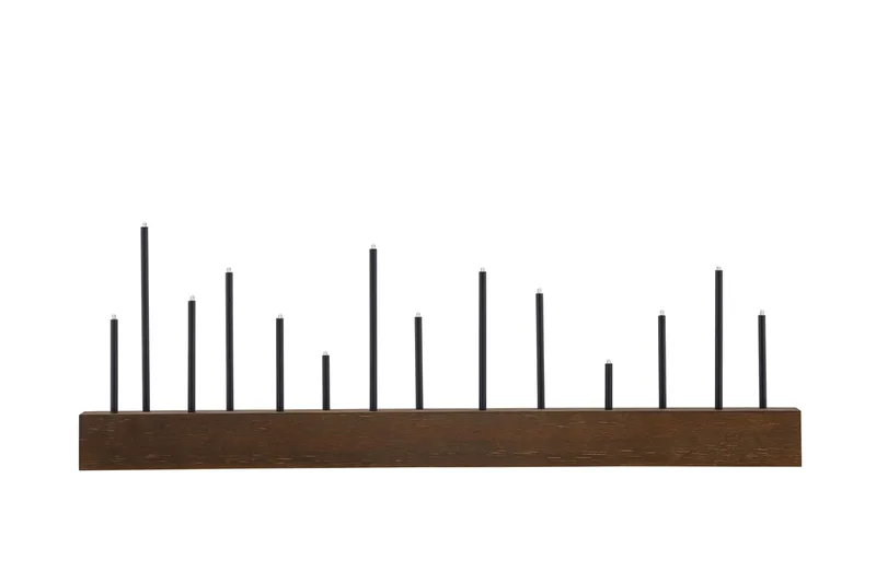 Ljusstake & kandelaber för bord Venture Home Kungsberget Ljusstake Walnut, undefined