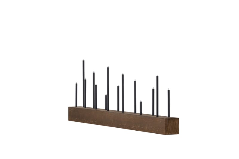 Ljusstake & kandelaber för bord Venture Home Kungsberget Ljusstake Walnut - Inredning - Ljus & dofter - Ljusstake & ljuslykta - Kandelaber & bordsljusstake