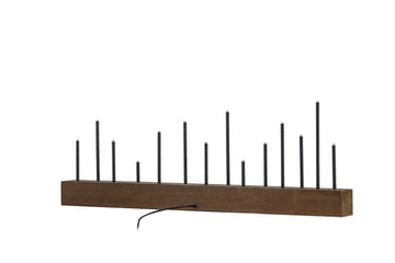 Ljusstake & kandelaber för bord Venture Home Kungsberget Ljusstake Walnut - Inredning - Ljus & dofter - Ljusstake & ljuslykta - Kandelaber & bordsljusstake