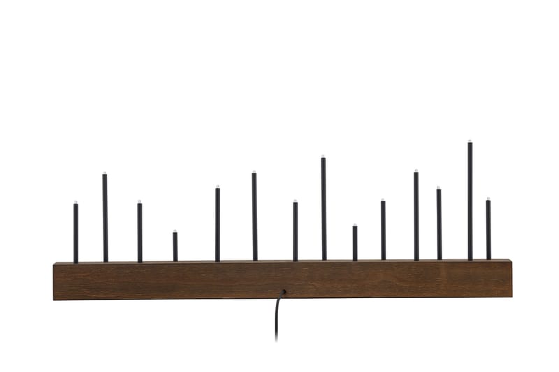 Ljusstake & kandelaber för bord Venture Home Kungsberget Ljusstake Walnut - Inredning - Ljus & dofter - Ljusstake & ljuslykta - Kandelaber & bordsljusstake