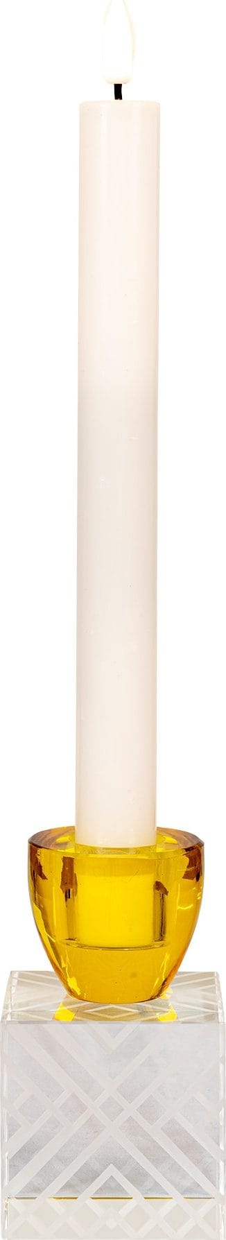 Ljusstake Bern i Glas - Amber - Inredning - Ljus & dofter - Ljusstake & ljuslykta - Kandelaber & bordsljusstake