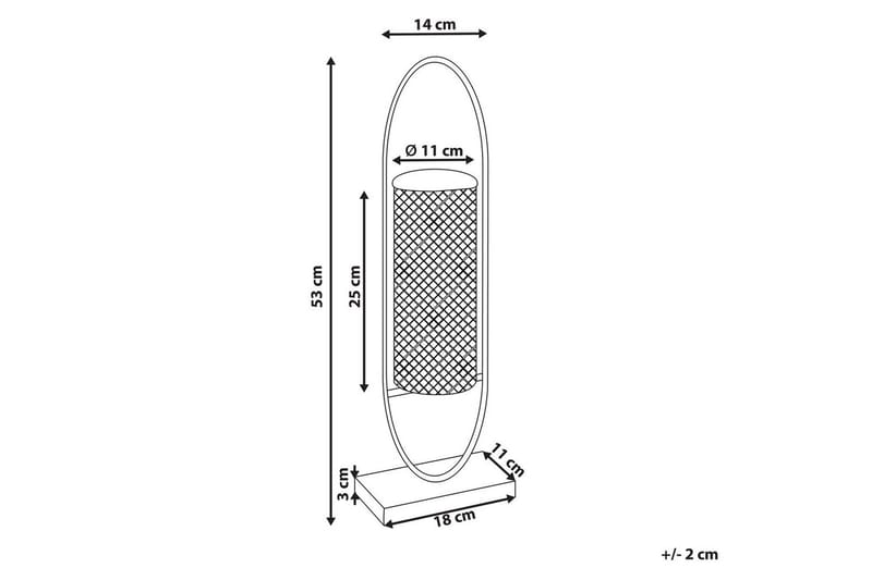 Ljusstake Bohol 18x11x53 cm - 18x11x53 cm - Inredning - Ljus & dofter - Ljusstake & ljuslykta - Kandelaber & bordsljusstake