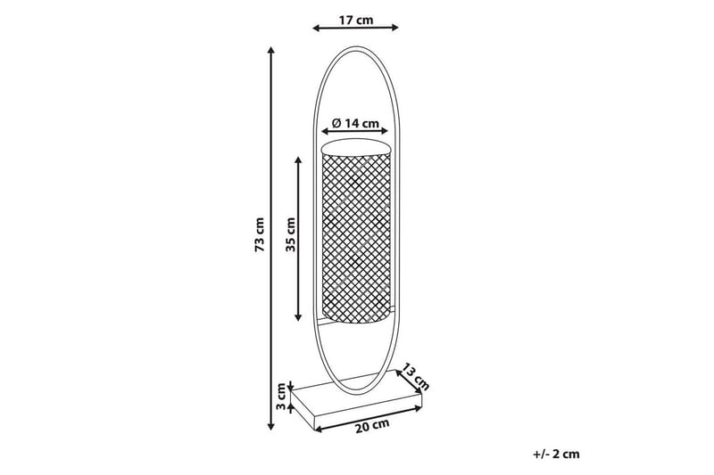 Ljusstake Bohol 20x13x73 cm - 20x13x73 cm - Inredning - Ljus & dofter - Ljusstake & ljuslykta - Kandelaber & bordsljusstake