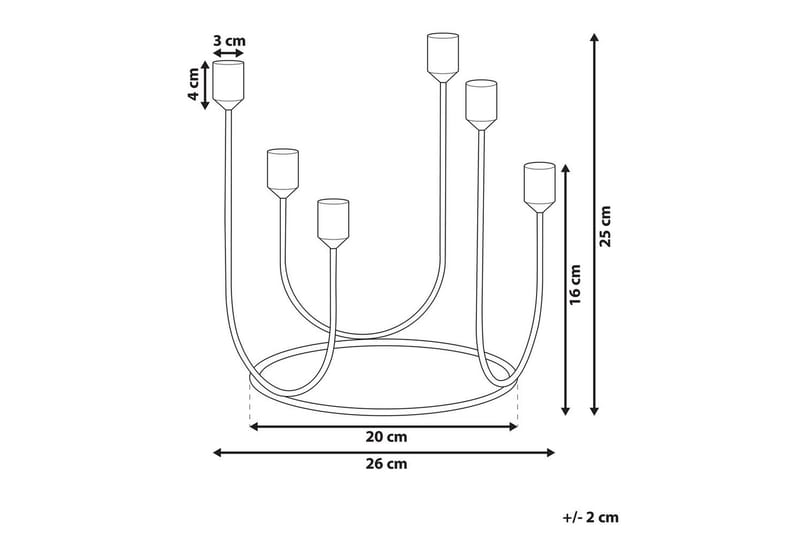 Ljusstake Panay - Inredning - Ljus & dofter - Ljusstake & ljuslykta - Kandelaber & bordsljusstake