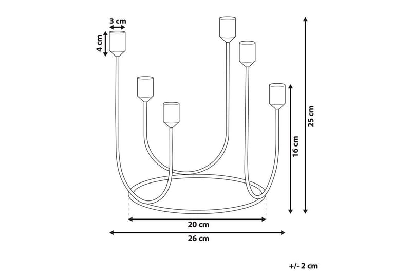 Ljusstake Panay - Inredning - Ljus & dofter - Ljusstake & ljuslykta - Kandelaber & bordsljusstake