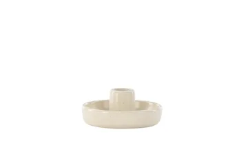 Otis Ljusstake 11x5 cm - Beige - Inredning - Ljus & dofter - Ljusstake & ljuslykta - Kandelaber & bordsljusstake