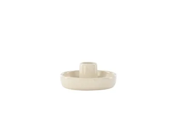 Otis Ljusstake 11x5 cm - Beige - Inredning - Ljus & dofter - Ljusstake & ljuslykta - Kandelaber & bordsljusstake