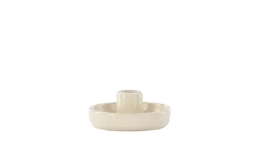 Otis Ljusstake 11x5 cm - Beige - Inredning - Ljus & dofter - Ljusstake & ljuslykta - Kandelaber & bordsljusstake
