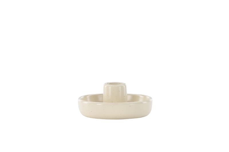 Otis Ljusstake 11x5 cm - Beige - Inredning - Ljus & dofter - Ljusstake & ljuslykta - Kandelaber & bordsljusstake