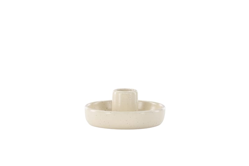 Otis Ljusstake 11x5 cm - Beige - Inredning - Ljus & dofter - Ljusstake & ljuslykta - Kandelaber & bordsljusstake
