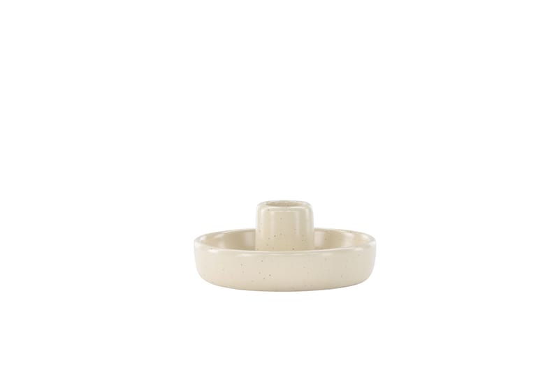 Otis Ljusstake 11x5 cm - Beige - Inredning - Ljus & dofter - Ljusstake & ljuslykta - Kandelaber & bordsljusstake