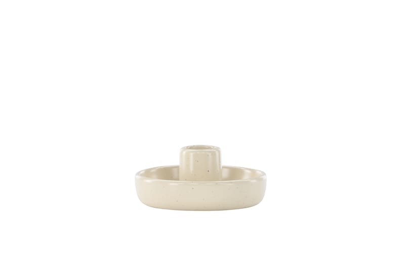 Otis Ljusstake 11x5 cm - Beige - Inredning - Ljus & dofter - Ljusstake & ljuslykta - Kandelaber & bordsljusstake