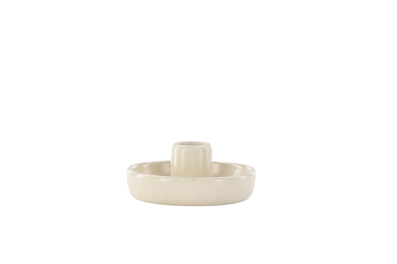 Otis Ljusstake 11x5 cm - Beige - Inredning - Ljus & dofter - Ljusstake & ljuslykta - Kandelaber & bordsljusstake