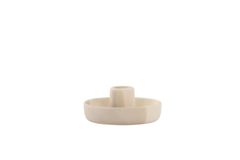 Otis Ljusstake 11x5 cm - Beige - Inredning - Ljus & dofter - Ljusstake & ljuslykta - Kandelaber & bordsljusstake