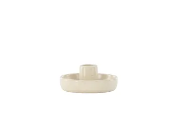 Otis Ljusstake 11x5 cm - Beige - Inredning - Ljus & dofter - Ljusstake & ljuslykta - Kandelaber & bordsljusstake