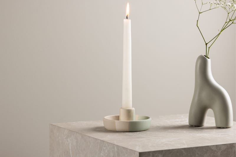 Otis Ljusstake 11x5 cm - Grå - Inredning - Ljus & dofter - Ljusstake & ljuslykta - Kandelaber & bordsljusstake