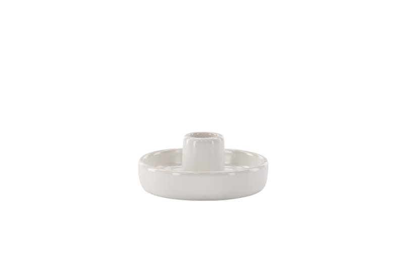 Otis Ljusstake 11x5 cm - Vit - Inredning - Ljus & dofter - Ljusstake & ljuslykta - Kandelaber & bordsljusstake