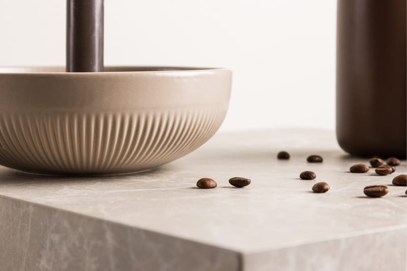 Posh Ljusstake 18x6 cm - Beige - Inredning - Ljus & dofter - Ljusstake & ljuslykta - Kandelaber & bordsljusstake