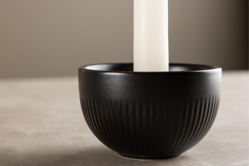 Posh Ljusstake 9x6 cm - Svart - Inredning - Ljus & dofter - Ljusstake & ljuslykta - Kandelaber & bordsljusstake