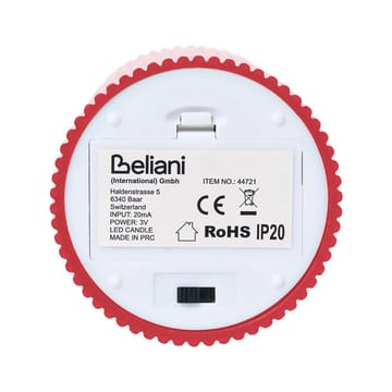 LED-ljus Noisette Set med 6 - Röd - Inredning - Julpynt & helgdekoration - Julpynt & juldekoration - Julljus